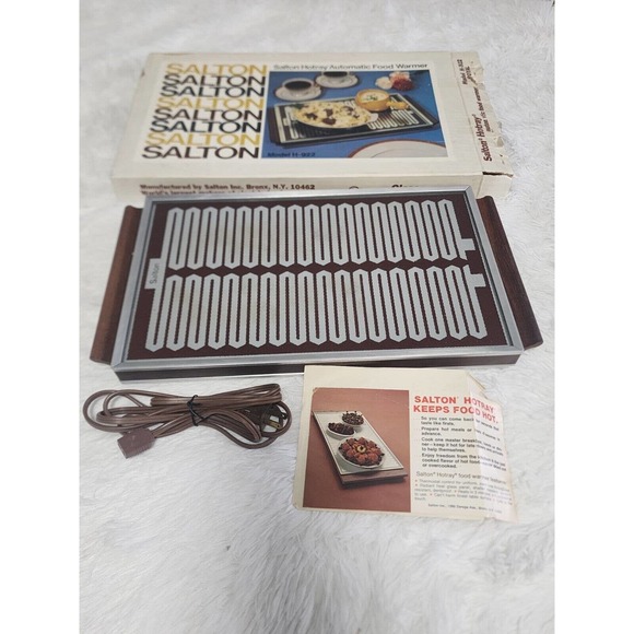 Salton Kitchen Vintage Salton Hotray Model H922 Food Warmer Buffet